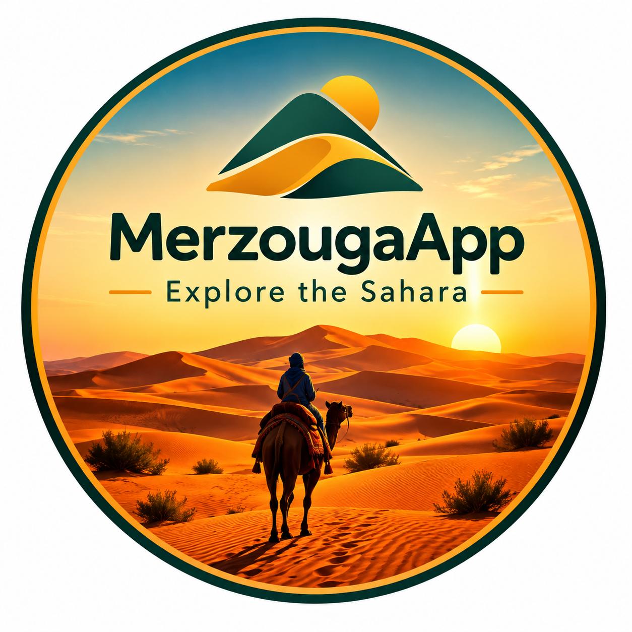 MerzougaApp logo - Explore the Sahara
